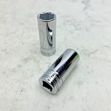 2 Pack SK 8413 Hand Tools 13mm 3/8" Drive 6 Point Deep Chrome Socket Lot of 2