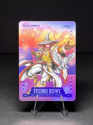 2026 Bo Jackson Tecmo Bowl “MERLOMES” Patrick Mahomes BUBBLE GUM RARE SSP