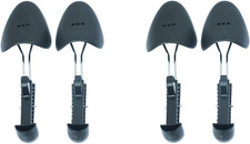 2 Pairs Plastic Shoe Trees for Men Black 
