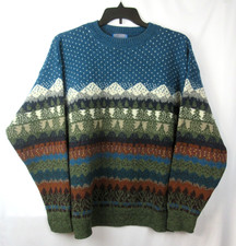 Vintage PENDLETON Lobo Fair Isle Wool Sweater...