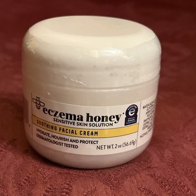 Eczema Honey Soothing Facial Cream Sensitive Skin Solution 2 oz NEW SEALED