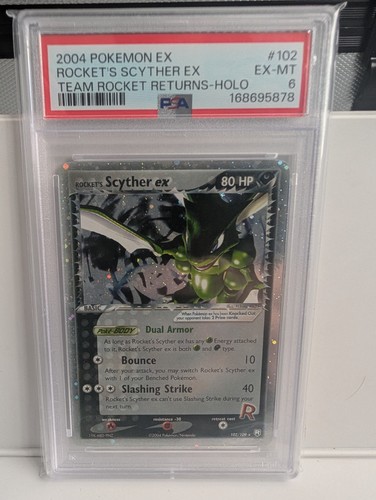 Rocket's Scyther ex graded PSA 6 for sale on eBay