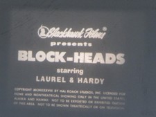 super 8 sound feature Laurel  Hardy " Block-Heads " 1200' reel