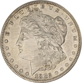 USA Morgan Dollar 1882 S