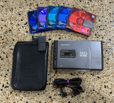 Sony MZ-E40 Portable Walkman MiniDisc MD Player - Tested Working - US Seller