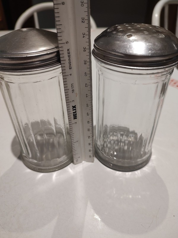 Halco Ribbed Jar And Similar Unbranded Jar.
