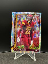 2025-26 Topps Chrome Football RAYWAVE REFRACTOR #371 Trey Amos RC Commanders NM