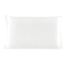 Piccocasa 100% Mulberry Silk Pillowcase Ivory Pillowcase Queen Size