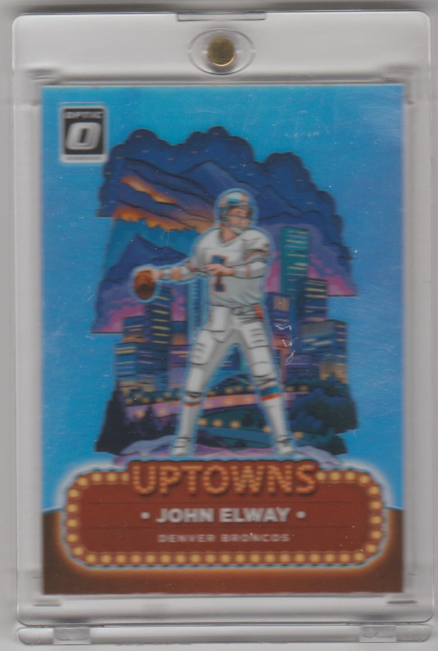 JOHN ELWAY 2024 Panini Donruss Optic UPTOWNS #23 Silver Parallel SSP *BRONCOS*