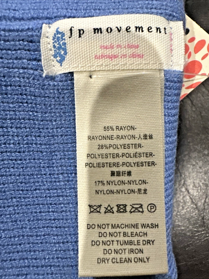 Boné gorro Free People Movement feminino tamanho único icônico chapéu buti azul laranja - Imagem 4 de 4