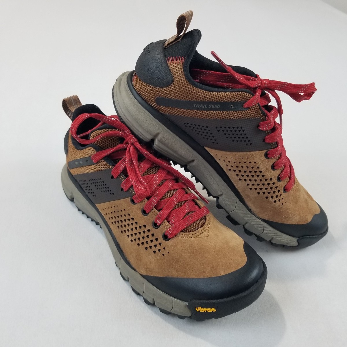 Women's Danner Trail 2650 Brown/Red 61300 Size Hiking Outdoor