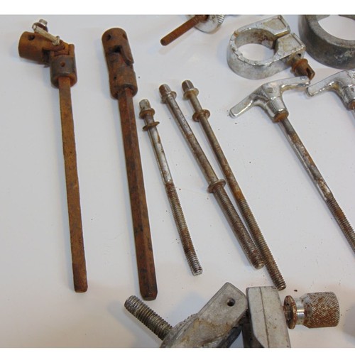 Snare Drum Parts Toms 33 Percussion Brackets Accessories Clamps Vintage Lugs - Picture 5 of 17