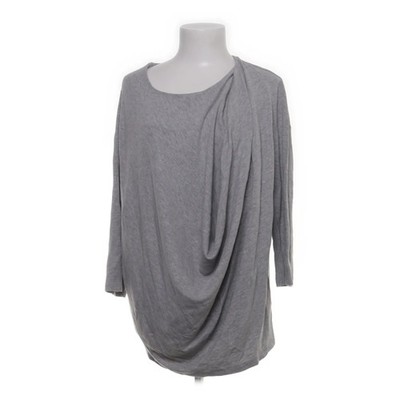 COS, Langarmshirt, Größe: L, Grau, Elasthan/Polyester/Viskose, Einfarbig #bcY