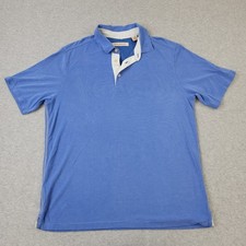 Tommy Bahama Polo Mens Large Blue Modal Shirt