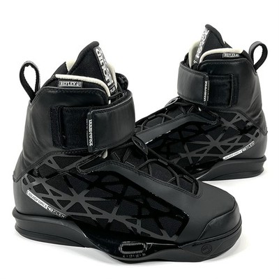 Liquid Force Flex 4D Wakeboard Bindings Black On Black Size Mens 10 11 NEW