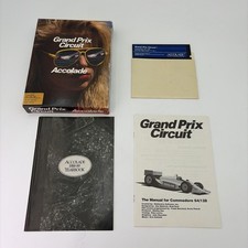 Grand Prix Circuit Commodore 64 /128 TESTED Accolade 1988 Disk Box C64 image