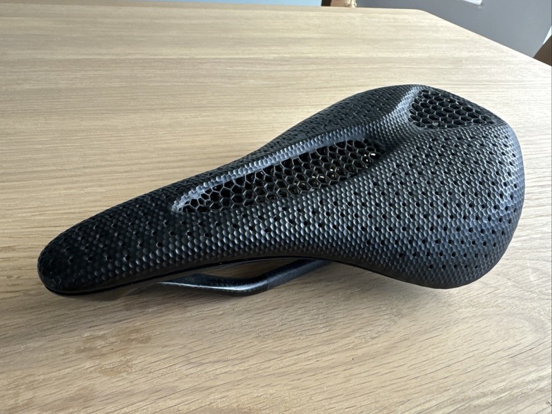 Specialized S-Works Power Saddle with Mirror 3D Printed 143mm Carbon Fibre Rails