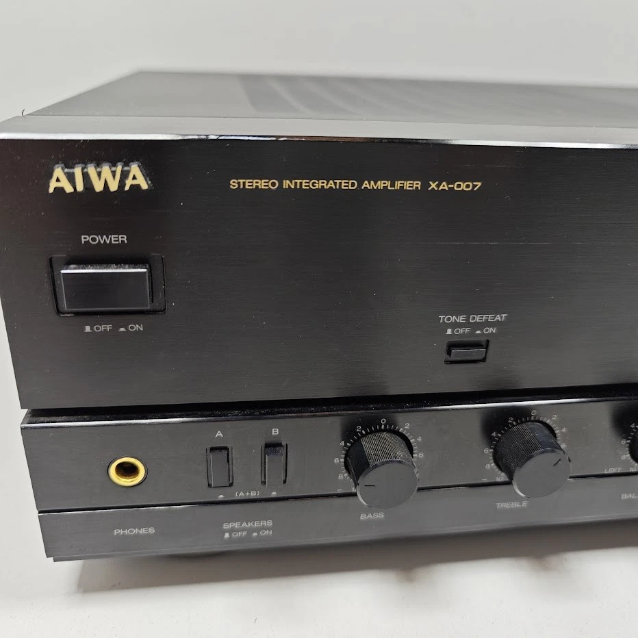 AIWA XA-007 Stereo Amplifier - Power Tested, For Parts or Repair - Image 2 of 4