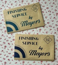 Vintage 1930s Photo Finishing Envelopes from Meyer s Drug Store Ft. Wayne, IN