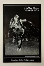 1999 American Roller Derby League News Bay City Bombers Vintage Magazine Booklet