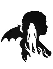 4? Vinyl Decal Truck Car Sticker Laptop - Game Of Thrones Daenerys Targaryen