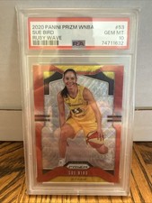 PSA 10 Sue Bird 2020 Panini WNBA Prizm RUBY WAVE #53 Seattle Storm