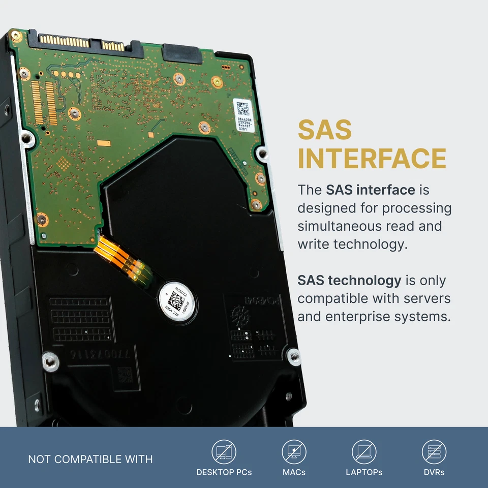 Seagate/Dell Exos X18 12TB 7.2K RPM SAS 12Gb/s 512e 3.5" HDD - ST12000NM006J - Image 2 of 4