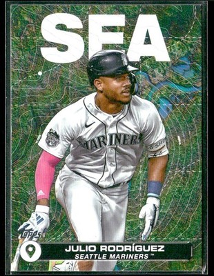 2024 Topps #CTC-11 Julio Rodríguez City to City Seattle Mariners
