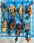 HOT WHEELS MATTEL REDLINE ERA RRRUMBLERS LOT 8 BIKES MOTORCYCLES RIDERS COLLECT!