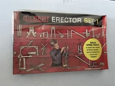 New! Rare! A C Gilbert Erector Set #1  #10351,  1965-66 Vintage, Original