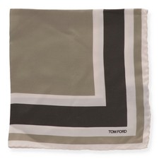 Tom Ford Mens Brown Pocket Square MSRP 190