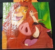 DISNEY THE LION KING bag for life shopping bag carrier bag orange straps Tesco