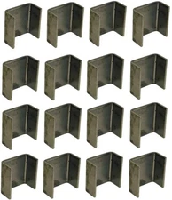 24pk - 2 x 4 Steel Weld On Trailer Truck Stake Pocket Board Holder 7 Gauge 3/16"