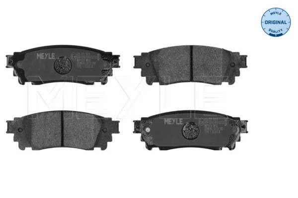 Plaquettes de frein Meyle 025 221 5315 pour remplacement kit de frein à disque voiture OE