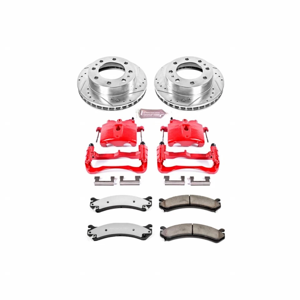 Power Stop Brake Kit For Hummer H2 2003-2009 Front Z36 Truck & Tow w/ Calipers - Изображение 2 из 4