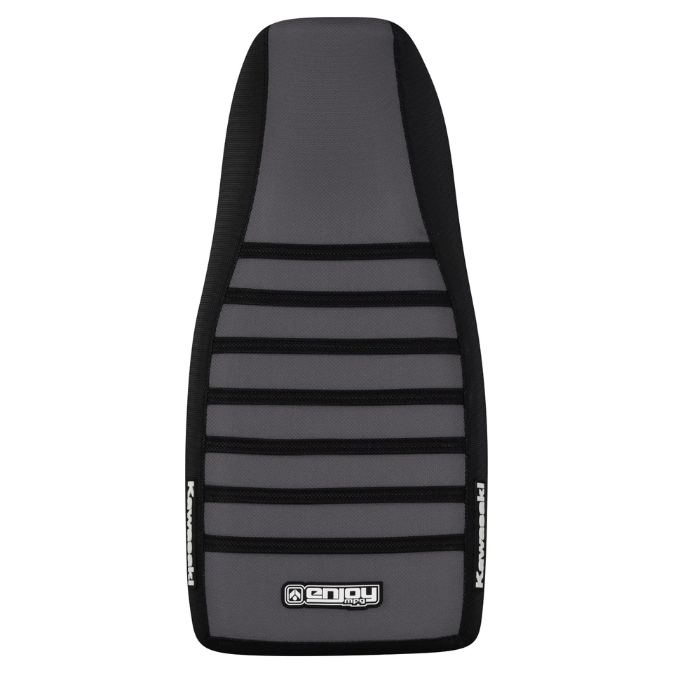 Cubierta de asiento con pinza Kawasaki KLR 650 2022-2025 NEGRA/GRIS/NEGRA #438 Foto 3 de 4