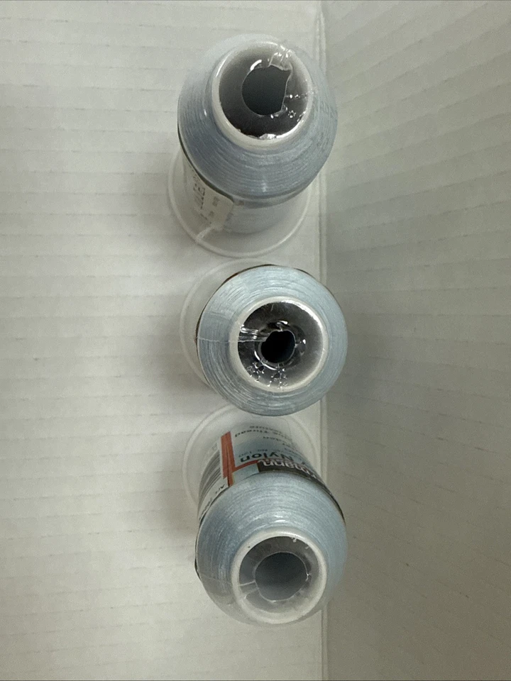 3 Gutermann 6330 Bulky Nylon Thread - Overlocking Textured LIGHT BLUE New Italy - Image 3 of 4