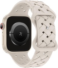 Breathable Silicone Strap for Apple Watch Series 10, 38mm 40mm Compatibility