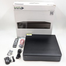 Grabadora de puerto universal InVid 32 Ch + 8 puertos IP Ch adicionales 8 MP (PD2B-32NH) negra