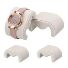 4Set Watch Case Pillows m Shaped Watch Display Pillow Beige