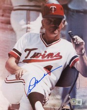 GENE MAUCH SIGNED AUTOGRAPHED 8x10 PHOTO MINNESOTA TWINS MANAGER BECKETT BAS