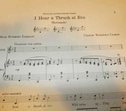 I Hear a Thrush At Eve Serenade as sung by John Mc Cormack by Nelle Richmond Ebe - Picture 4 of 6