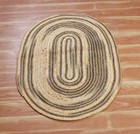 Hand Braided Oval Natural Jute Rug Living Bedroom Home Decor Modern Carpets 4x6