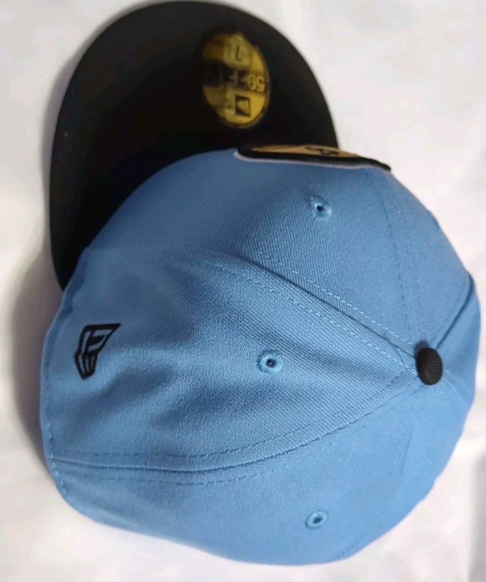 Sad Boyz SB X New Era Sad Face Fitted Hat - Sky Blue 7 3/8 In Hand