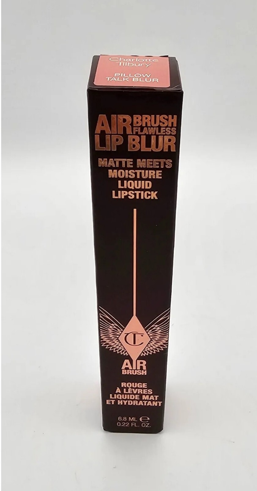 Charlotte Tilbury Airbrush Flawless Lip Blur Lipstick PILLOW TALK BLUR .22oz (T)