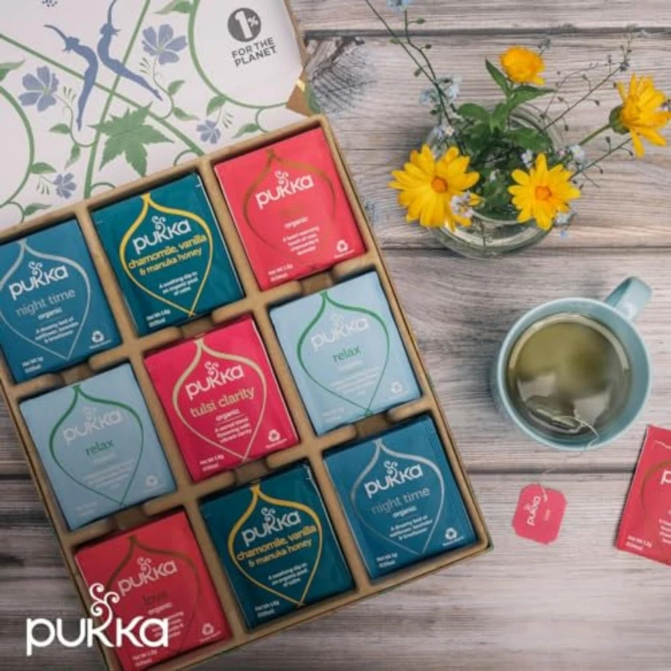 Best Before 06/2026 Pukka Orgánico Relax Té de Hierbas Sin Cafeína 45 Bolsas Nuevo Foto 3 de 4
