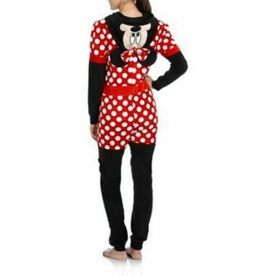 Disney Minnie Mouse Pajama Night Union Suit OneZ Sleeper Zip