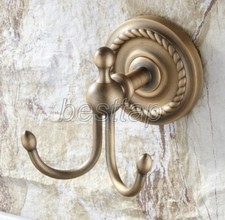 Antique Brass Bathroom Accessories Set Bath Hardware Coat Towel Hook sba270