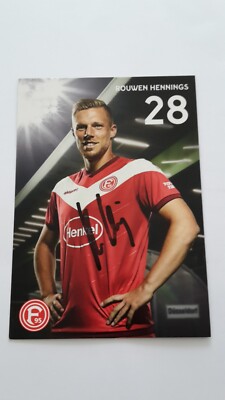 Autogrammkarte Fortuna Düsseldorf Rouwen Hennings 2018-2019