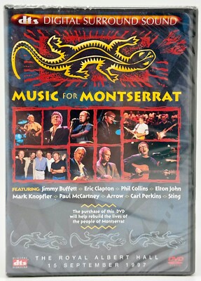 Music for Montserrat - Live At The Royal Albert Hall (DVD, 1997) = New